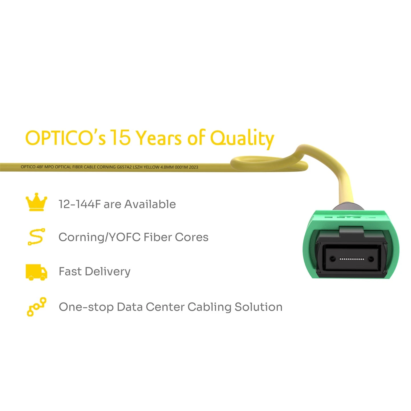 48F 4x12F MTP MPO-4x12F MTP MPO Fiber Trunk Cable OS2 APC 48F 4x12F MTP MPO-4x12F MTP MPO Fiber Trunk Cable OS2 APC
